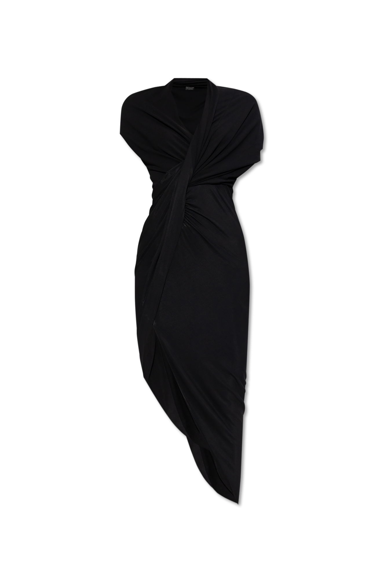 ワンピース BALENCIAGA Black stretch crepe dress (831200TRV23 1000) a23_balenciaga_a23-balenciaga-